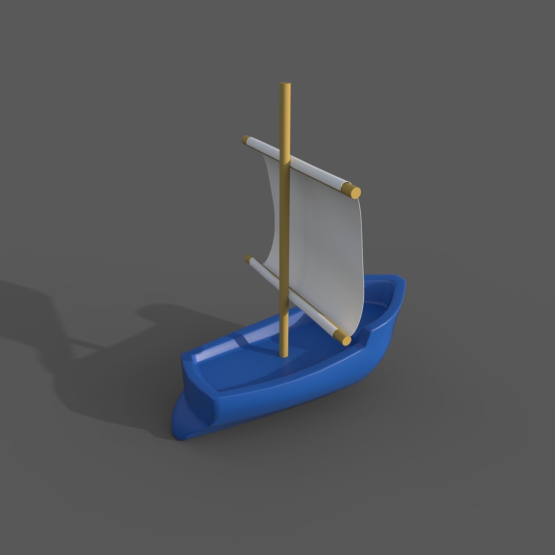 Toy Boat Model - TurboSquid 2035076
