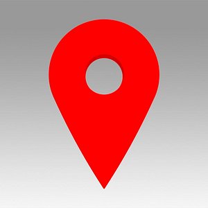 Map pointer red