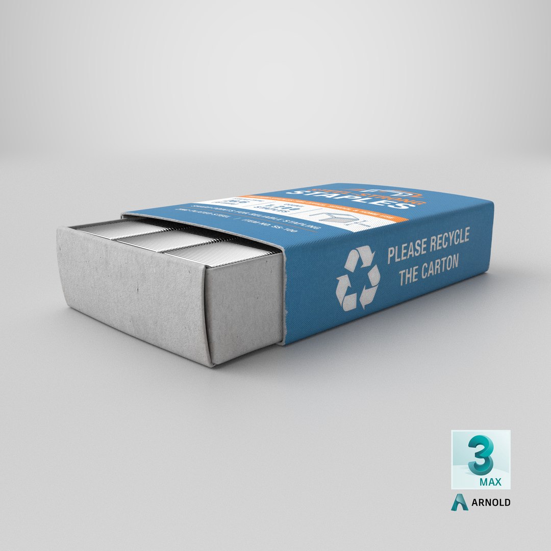 Paper Staples Package model https://p.turbosquid.com/ts-thumb/ja/Rc5MCZ/Ac/stemcell_max_arnold_render/png/1786109978/1920x1080/fit_q87/621cb213abec2e5f87fc5dc6fe6d73dcfb05b448/stemcell_max_arnold_render.jpg
