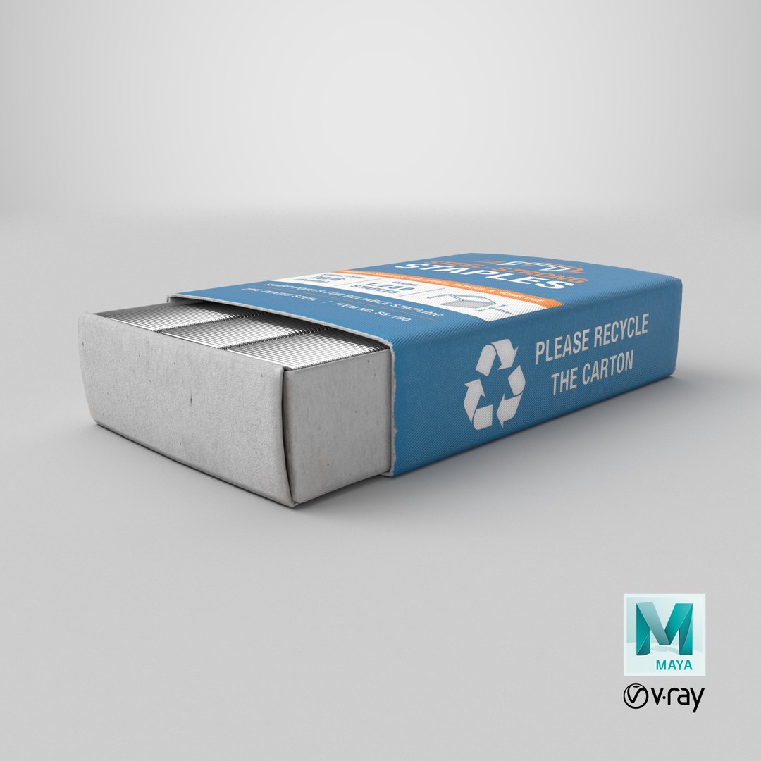 Paper Staples Package model https://p.turbosquid.com/ts-thumb/ja/Rc5MCZ/mg/stemcell_maya_vray_render/png/1786109971/1920x1080/fit_q87/9b4a99443da3d5344caf59f08180ca72dfd2c1ad/stemcell_maya_vray_render.jpg