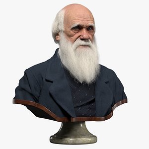 3D charles darwin model