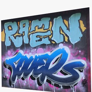 Graffiti wall XX model