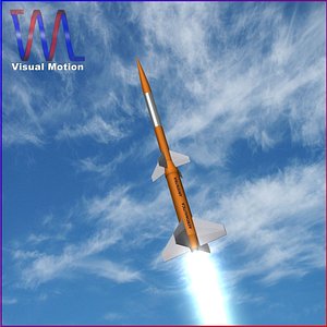 centauro rocket 3d model