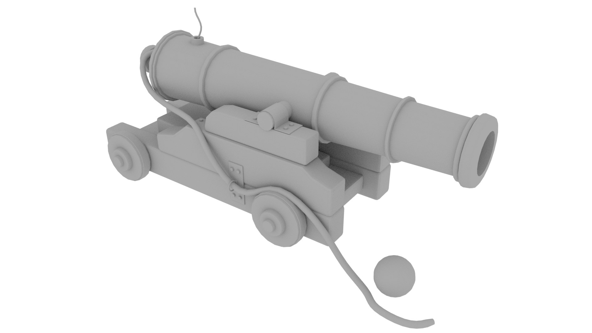 Cannon 3D TurboSquid 2080983