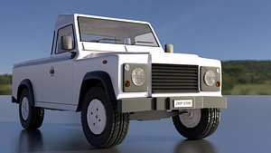 3D model land rover 3