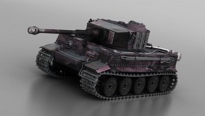 panzerkampfwagen world world war 2 german nazi wehrmacht 3D model
