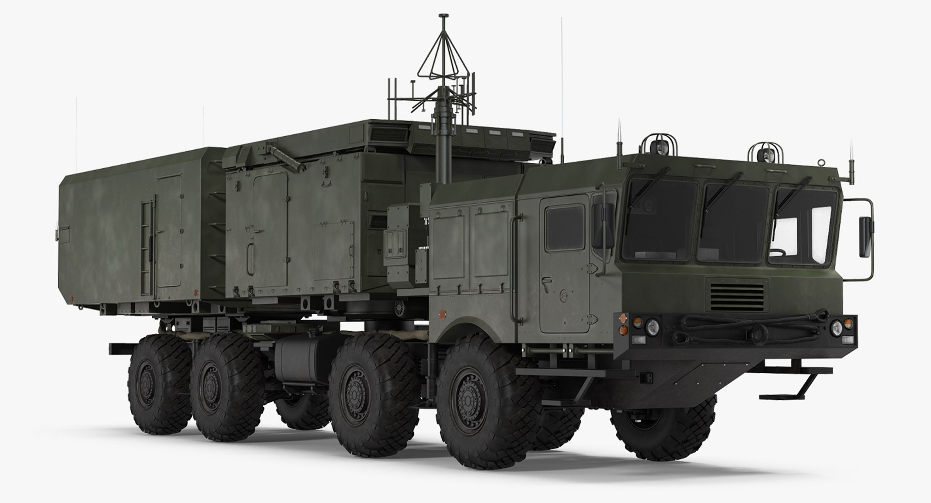 Multi Functional Radar 92n2e for S-400 3D model preview
