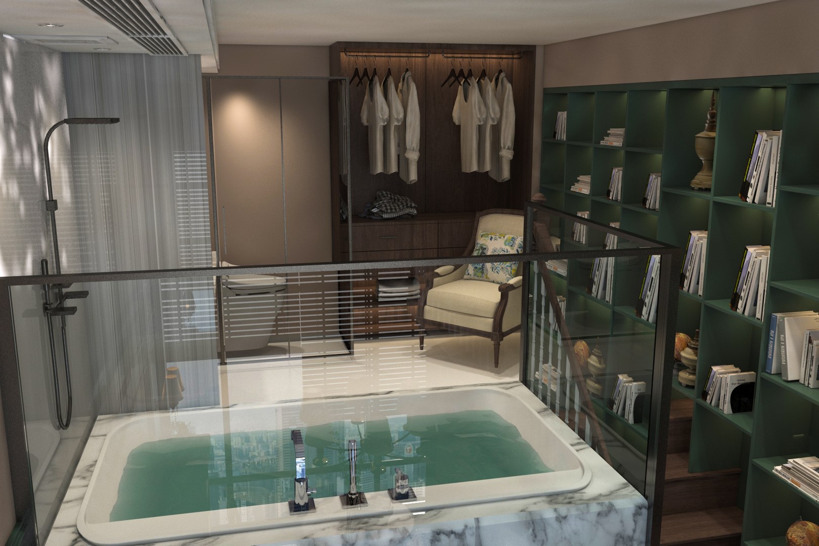 Loft Apartment Interior 3D Model 3D - TurboSquid 1793512