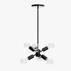 pendant light mobile chandelier 3D model