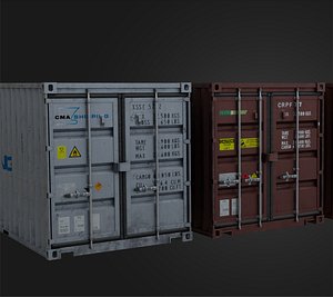 3D Shipping Container-20feet model
