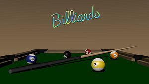 pool table obj