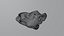 L'espace détaillé d'astéroïdes rocks high-poly set 4