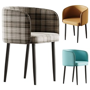 Arm Chair with Imperforate Back 3D model