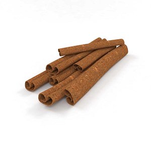 3D cinnamon coffee brown