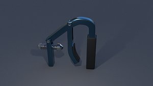 guitar capo 3D model