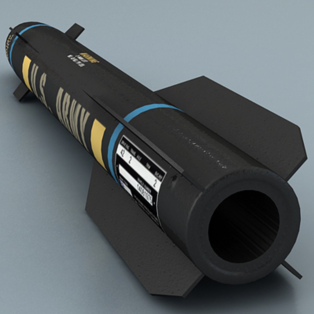 3d Model Hellfire Missile