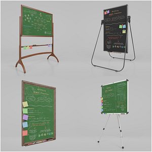 Educator's Ultimate Bundle - Customizable Writing Boards 3D model