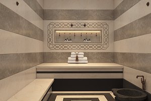 3D Turkey old bathroom