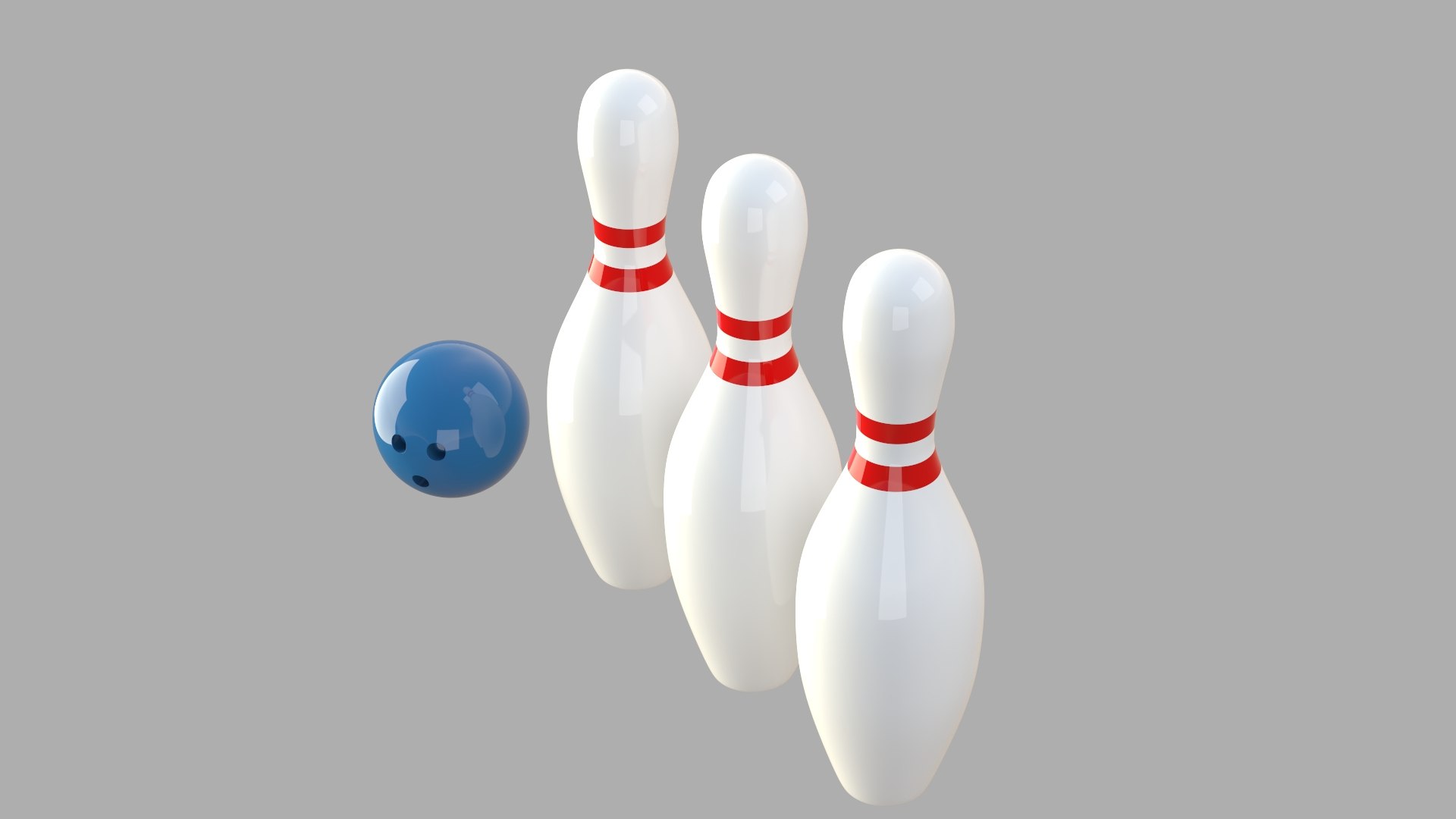 3D Bowling Ball Pins Model - TurboSquid 2378220