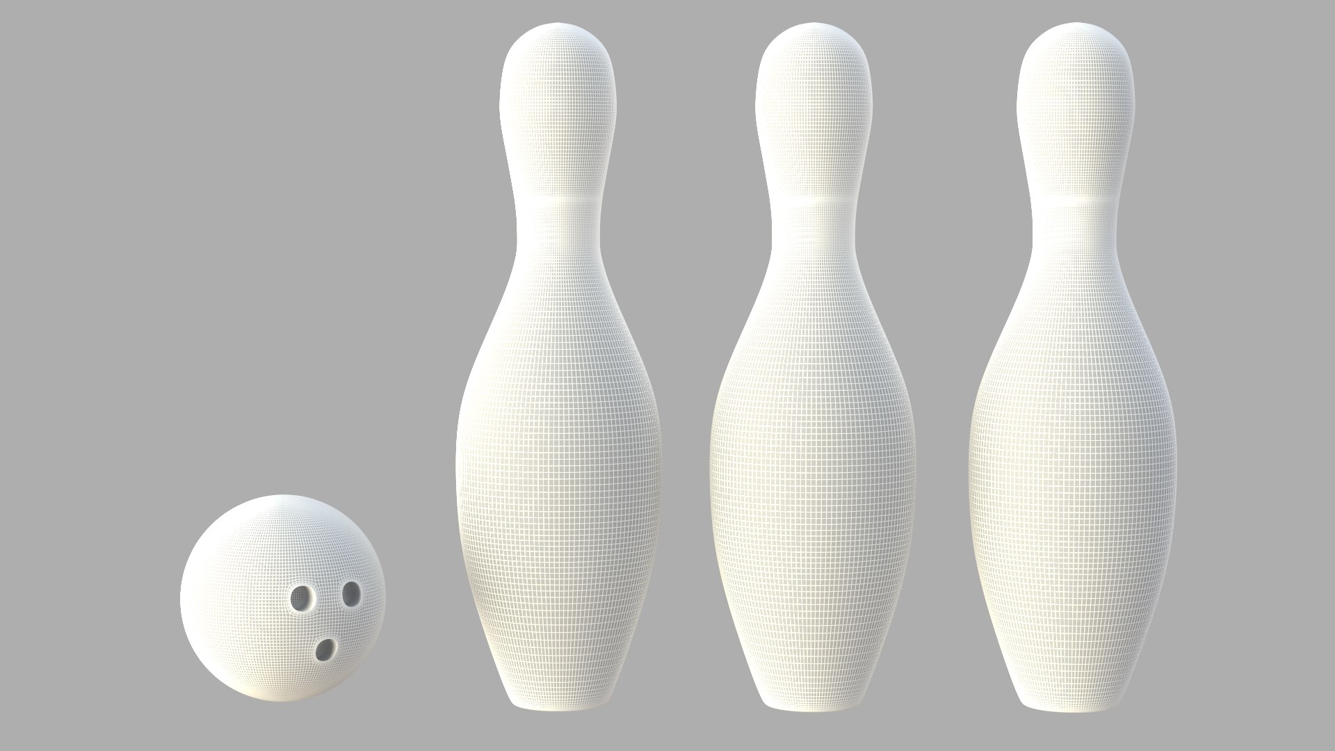 3D Bowling Ball Pins Model - TurboSquid 2378220