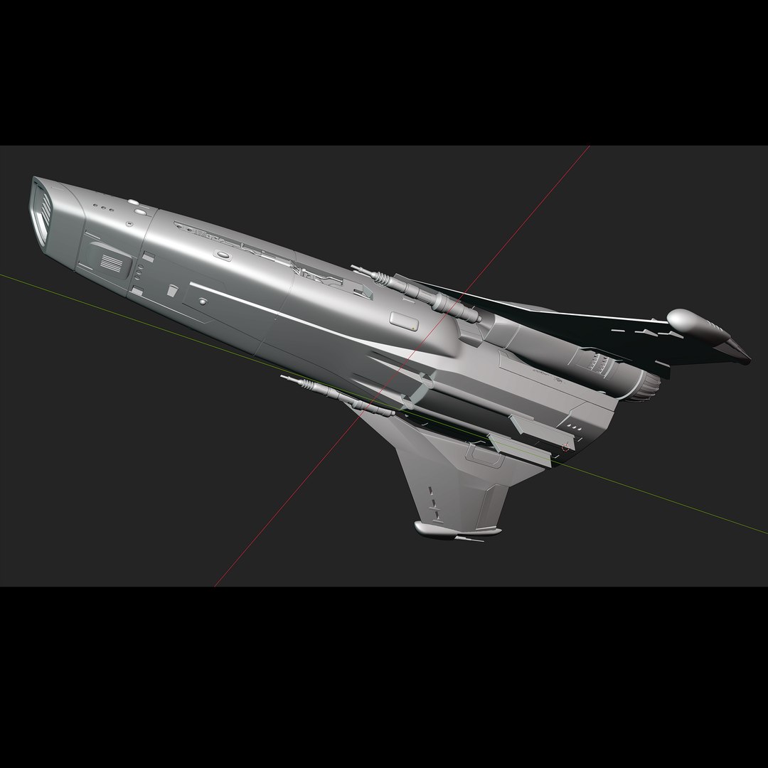 3D Space Fighter Model - TurboSquid 2379913