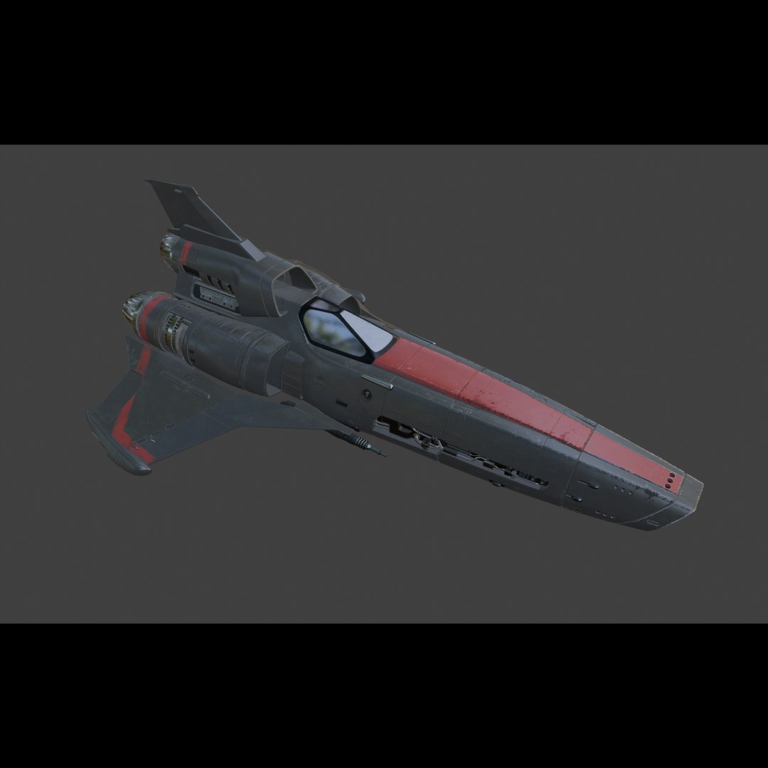 3D Space Fighter Model - TurboSquid 2379913