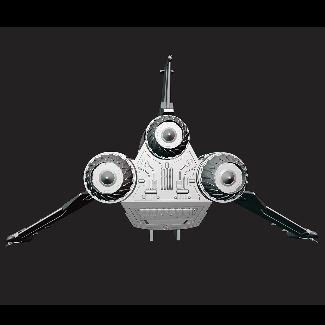 3D Space Fighter Model - TurboSquid 2379913