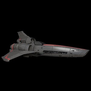 3D space fighter model