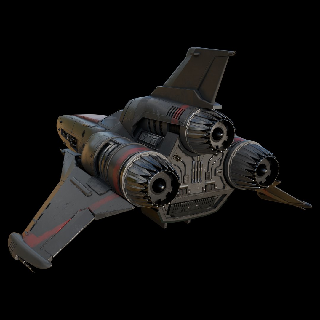 3D Space Fighter Model - TurboSquid 2379913