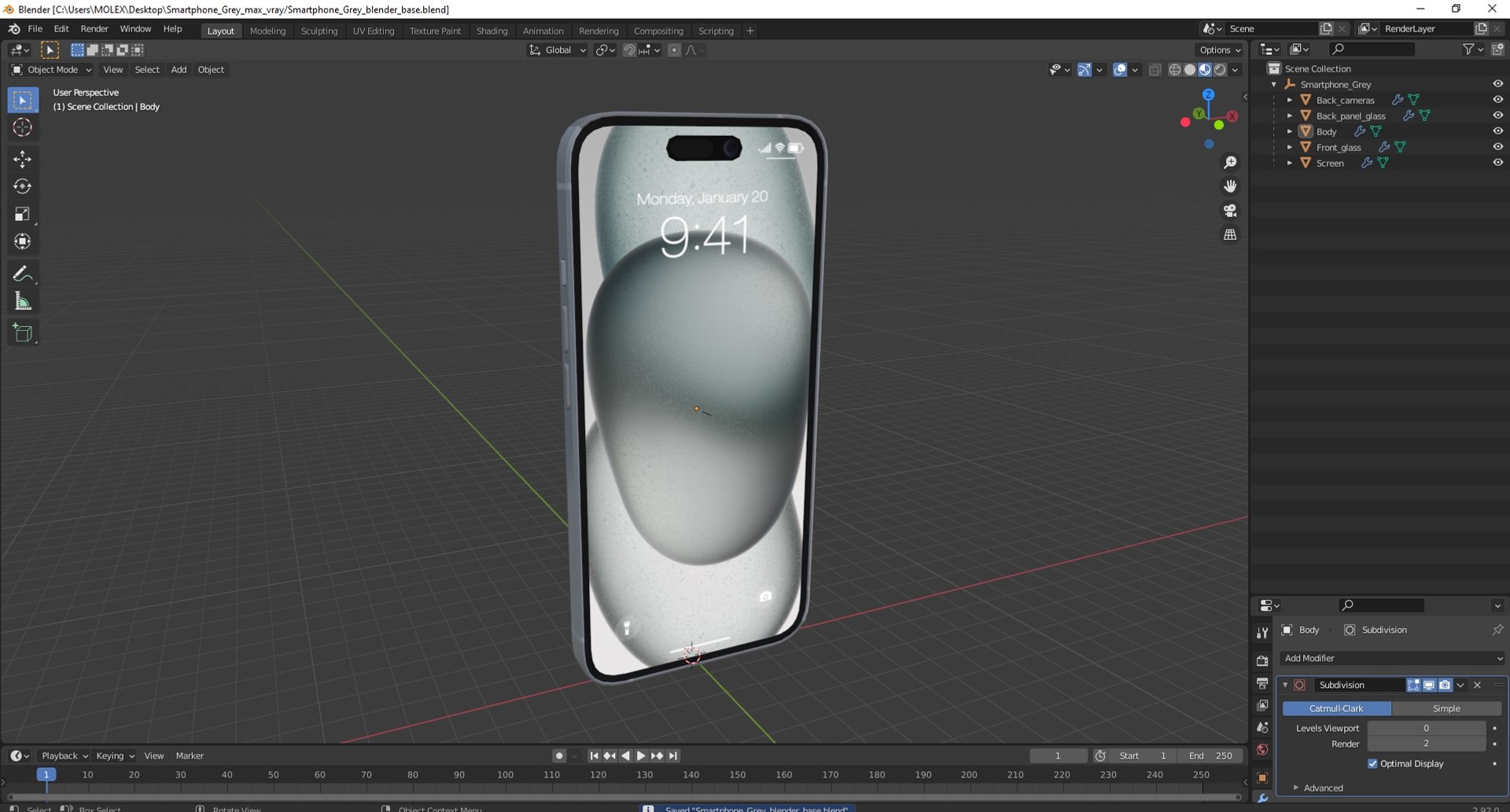 Smartphone Grey 3D model https://p.turbosquid.com/ts-thumb/jb/2KIfE0/2G/smartphonegreyvray3dmodel031/jpg/1698239778/1920x1080/fit_q87/14a7c44e233f9764ef4f3b34428fbd6e9550199e/smartphonegreyvray3dmodel031.jpg
