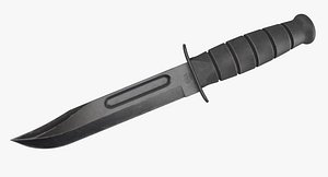 ka-bar knife 4k 3D model
