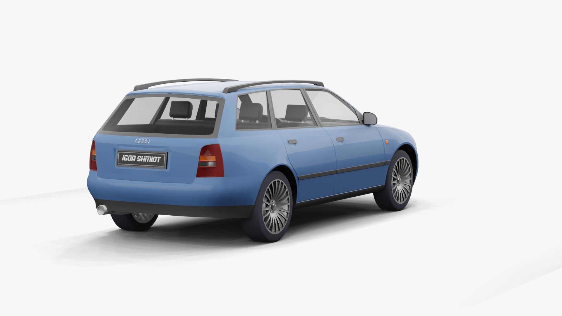 ArtStation - Audi A4 (B5) - 3d modeling - Free download