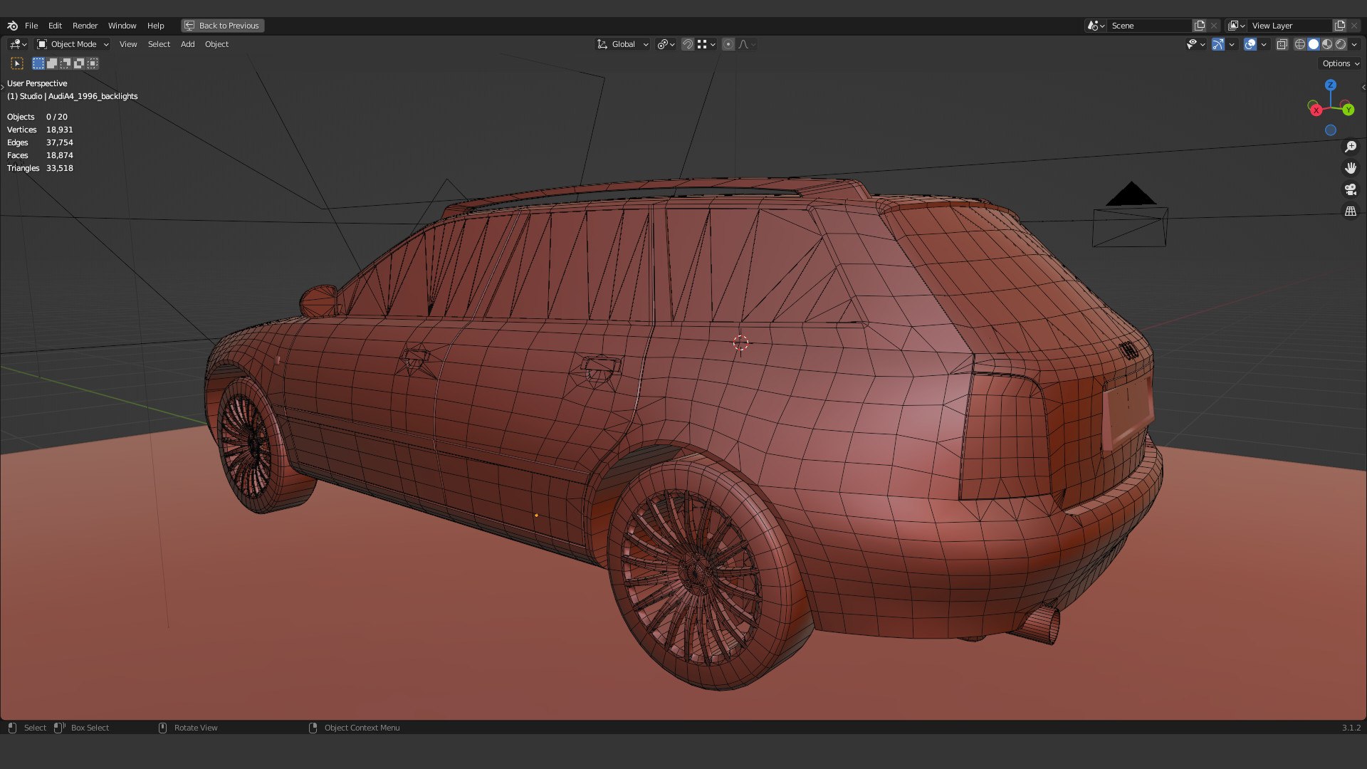 ArtStation - Audi A4 (B5) - 3d modeling - Free download