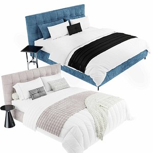 3D model modern-bed-3d-model-blender 3D model