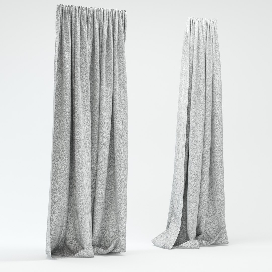 Curtains 3d Model