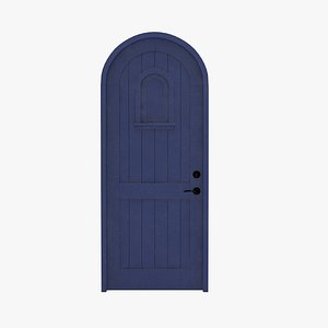 3D Castle Door 02 Low Poly Realistic model