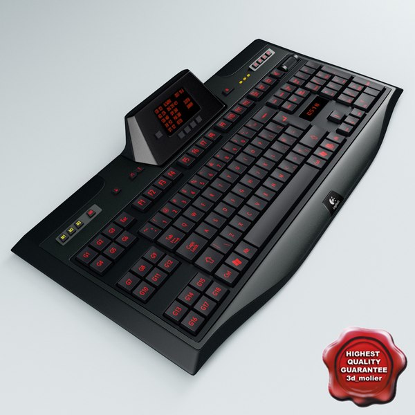 majs Glæd dig Whirlpool 3d model gaming keyboard logitech g510