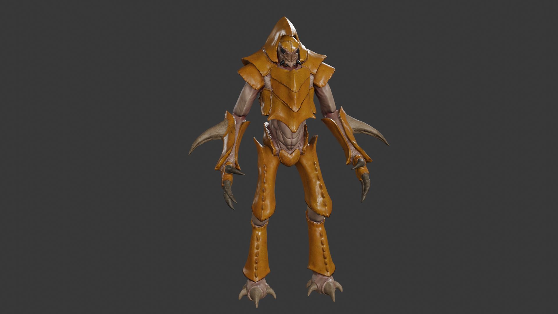 3D Model Insect Creature 2 - TurboSquid 2383223