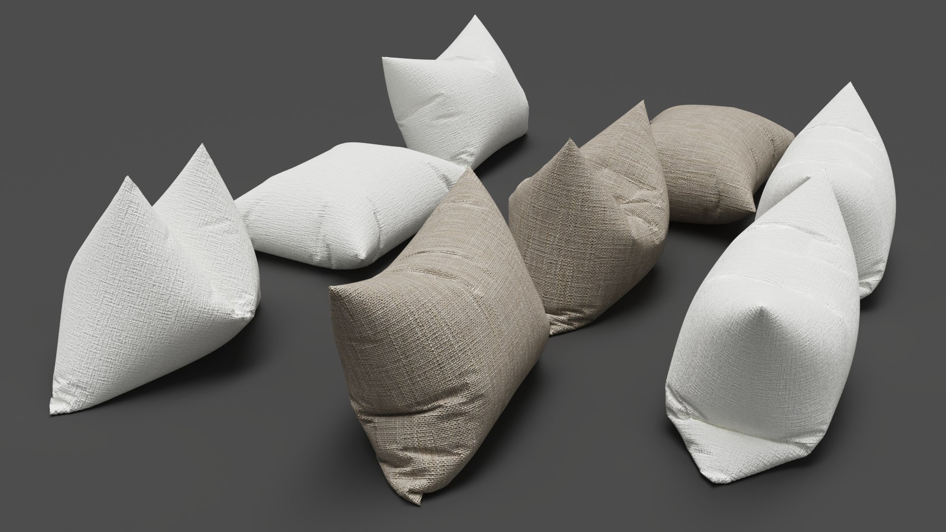 3D White and Brown Pillows https://p.turbosquid.com/ts-thumb/jb/HWUuro/l2/render5/jpg/1765478365/1920x1080/fit_q87/4efd5e8e37a47680b5104b2202bde17fdd734ea5/render5.jpg