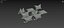 흰색과 갈색 베개