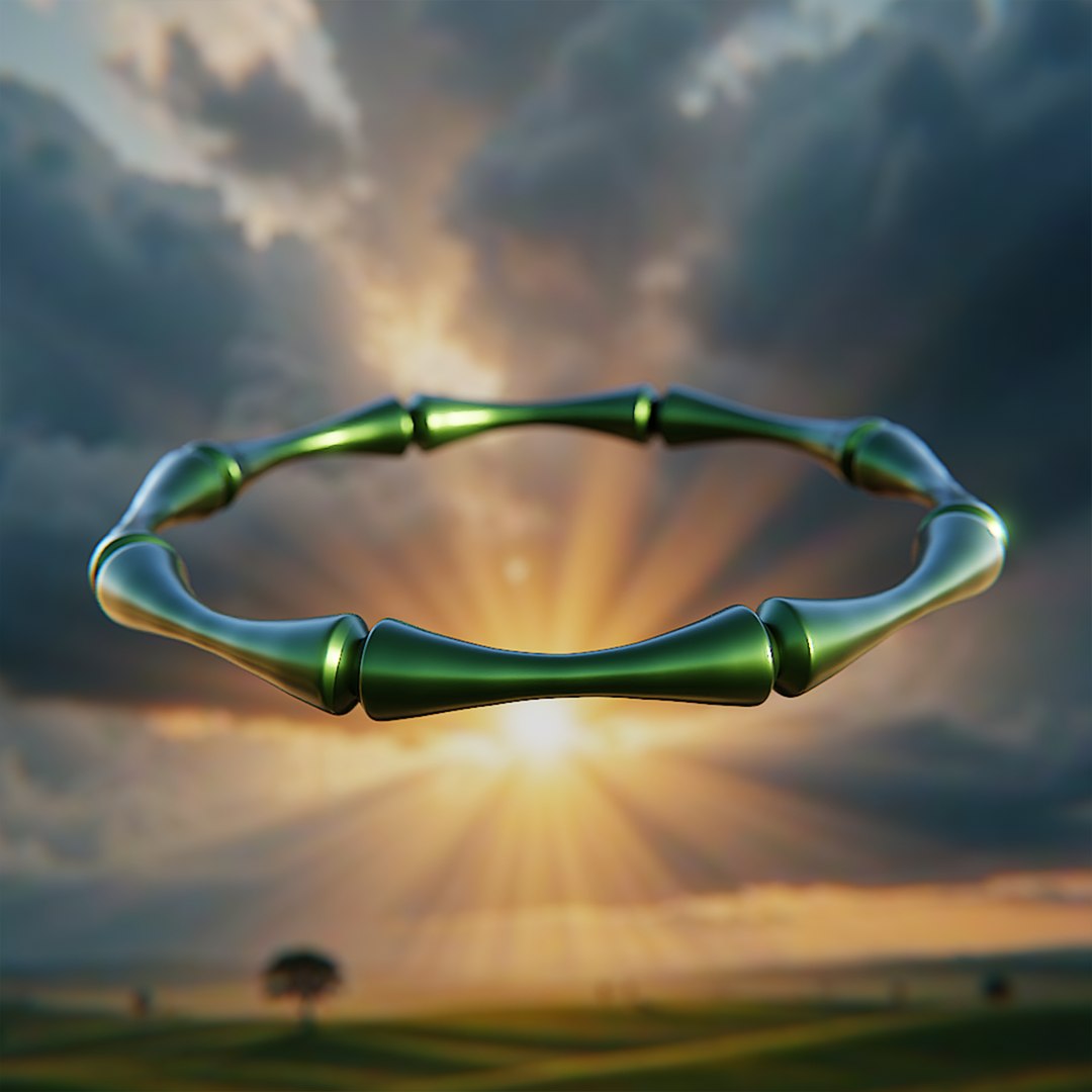3D Model Bamboo Core Ring Futuristic Jewelry Design 92 - TurboSquid 2422687