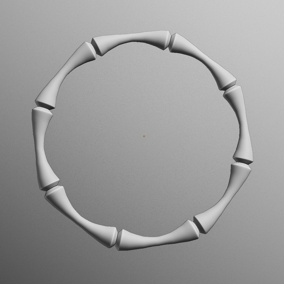 3D Model Bamboo Core Ring Futuristic Jewelry Design 92 - TurboSquid 2422687
