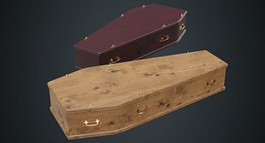 3D coffin 1a model