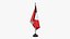 Soporte de bandera de Perú
