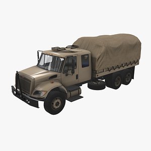 3D model navistar military truck car vehicle