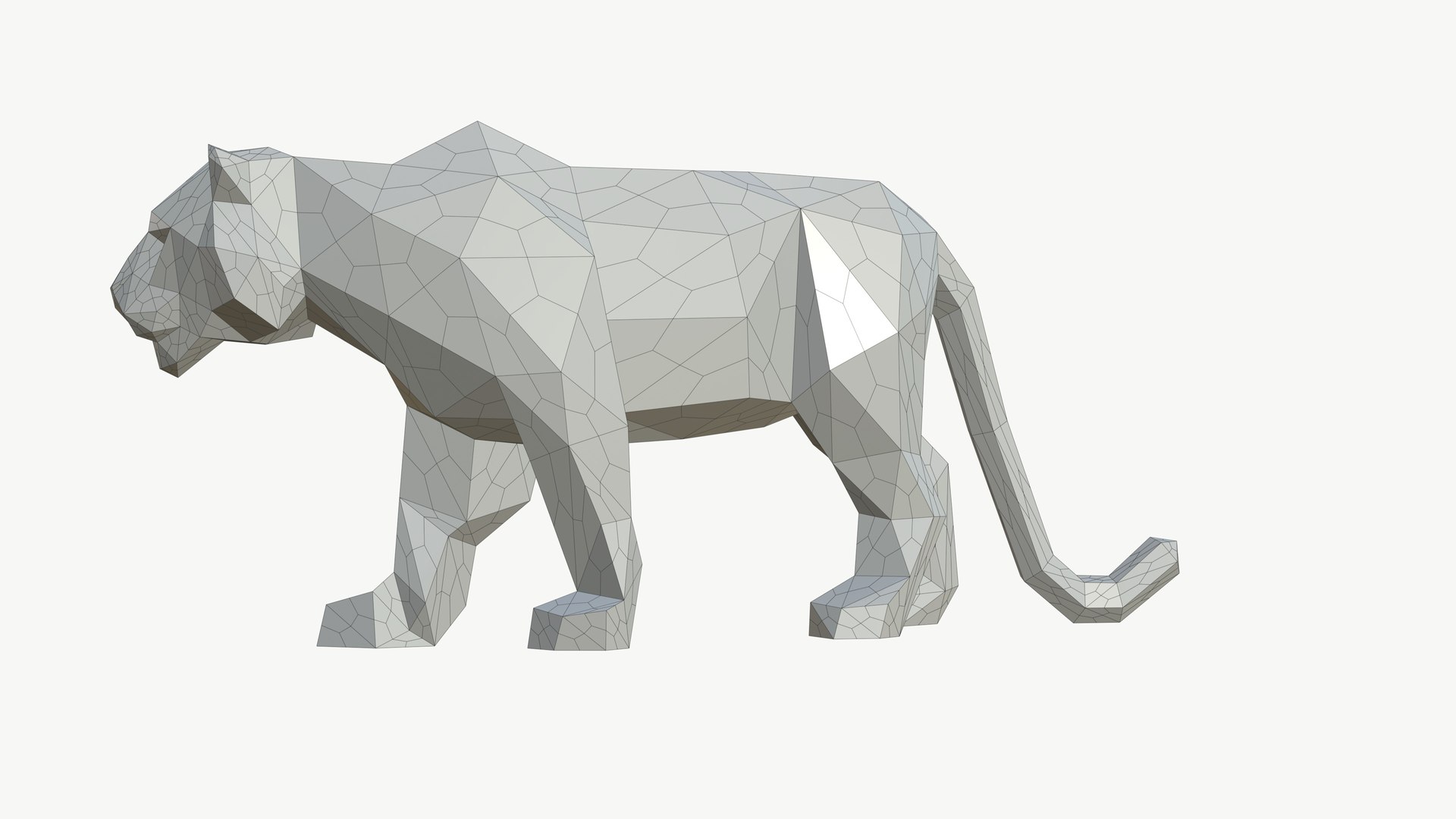 3D Tiger Statue Low Poly model https://p.turbosquid.com/ts-thumb/jb/MgCquy/3g/tigerstatuelowpoly08/jpg/1684489887/1920x1080/fit_q87/1b7995c124f6c45db167ed7d31e3cb71de1ffe0e/tigerstatuelowpoly08.jpg