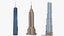 3D New York Skyscrapers Collection