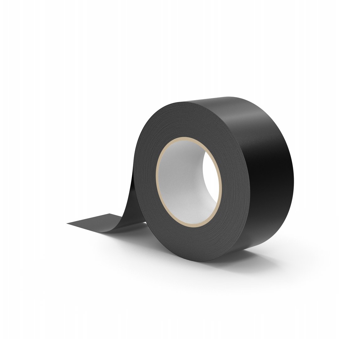 3D Black Tape https://p.turbosquid.com/ts-thumb/jb/Q3Gx7Z/lT/blacktape.h11.2k/png/1729486031/1920x1080/fit_q87/a32845c58300dd27d42a2fd82066066b794b9afd/blacktape.h11.2k.jpg