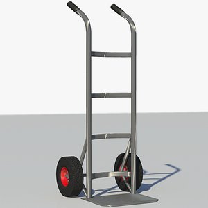 c4d hand truck dolly