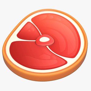 3D Cartoon Meat model